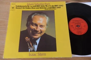 J. S. Bach Isaac Stern / Harold Gomberg Violinkonzert 1 & 2 LP CBS 61 573 MINT - Picture 1 of 6
