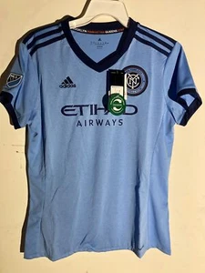 Adidas Women's MLS Jersey New York City Football Club Light Blue sz XL - Picture 1 of 1