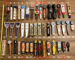 Beer Tap Handle Keg Topper Draft Bar Kegerator Knob Brewing Top Lot Pick One - Picture 1 of 15
