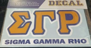 Calcomanía de pegatina estándar Sigma Gamma Rho Sorority computadora portátil botella de agua automóvil 1922 - Imagen 1 de 1