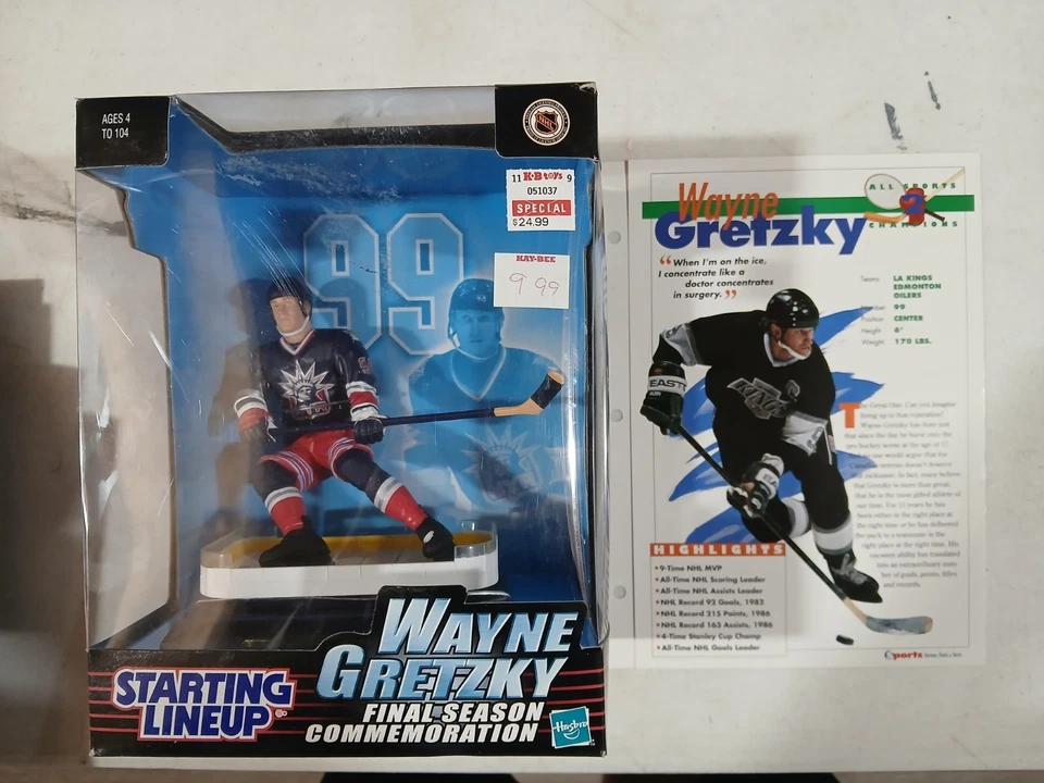 Wayne Gretzky 首发阵容体育场明星纪念上赛季带插入件 — 第 1/1 张图片