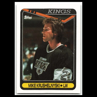Mike Krushelnyski #167 1990 Topps Los Angeles Kings Hockey Card NHL NM - Image 1 of 3