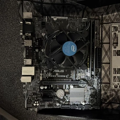 Asus B250M-K Motherboard, Intel i3-7100 CPU, 8GB RAM - BUNDLE - Working Order - Image 1 of 4
