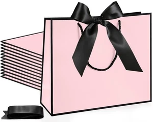 12 Pcs Thank You Gift Bags with Handles 11.8x10x4 '' Wedding Welcome Return G... - Picture 1 of 7