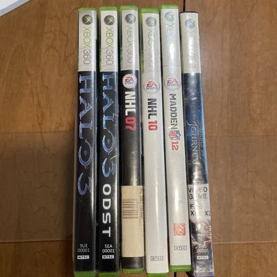Microsoft Xbox 360 Six Games, Halo Nhl, NFL y Fable Journey Foto 1 de 4