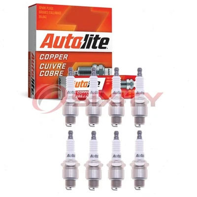 8 pc Autolite Copper Core Spark Plugs for 1960 Studebaker 5E7D 4.2L 4.7L V8 tj - Image 1 of 4