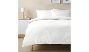 SAVE 40% - Home Essentials Soft Touch White Bedding Set - Double (2006) - Picture 1 of 3
