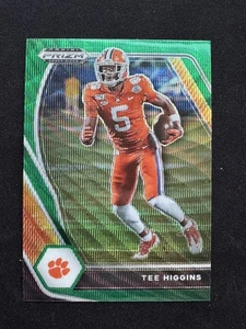 2021 Panini Prizm Draft Picks - Tee Higgins #60 Green Prizm WAVE - Bild 1 von 6