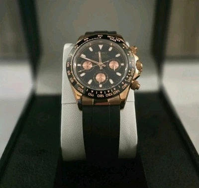 Seiko VK63 Daytona Mod Chronograph Watch 40mm With Oyster Strap - Image 1 of 4