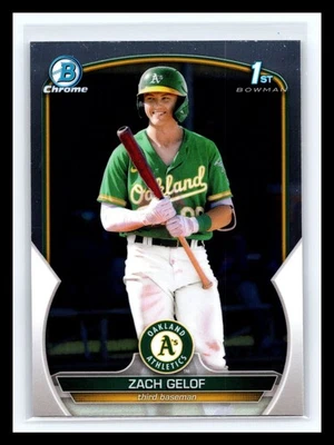 2023 1st Bowman Chrome Prospects Zach Gelof #BCP-1 (RC) - Image 1 of 2