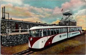 Streamline Cog Train Old Summit House Colorado Postcard - Picture 1 of 2