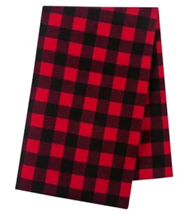 Trend Lab Red & Black Buffalo Check Jumbo Deluxe Flannel Swaddle Blanket 48”X48” - Picture 1 of 8