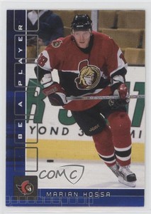 2001-02 ITG Be A Player Memorabilia Sapphire /100 Marian Hossa #98 HOF