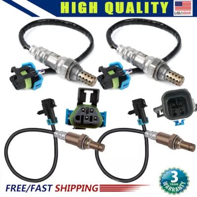 4X Oxygen Sensor Up+Downstream For Buick Rainier& GMC Envoy& Chevrolet SSR& Saab Foto 1 de 4