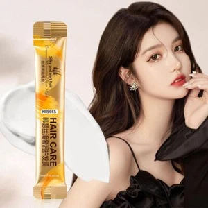 Hansesi Soft Luxury Moisturizing Hair Mask Moisturizing Portable 10ml Pack A1O0 - Foto 1 di 10