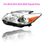 For 2012 2013 2014 2015 Toyota Prius LH Headlight Driver Side Headlamp US