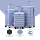 Hard Shell ABS Lightweight Suitcases 4 Easy Spinner Wheel TSA Lock S/M/L/3PC Set
