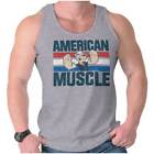 American Muscle Gym Workout Licensed Popeye Mens Tank Tops Sleeveless Shirt Tee