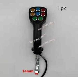1 pieza excavadora cosechadora control eléctrico 8 botones joystick mango tornillo 14 mm - Imagen 1 de 1
