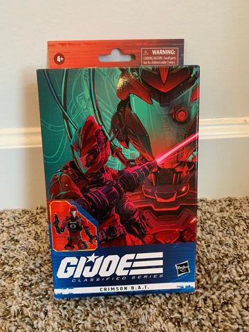 Hasbro GI Joe Classified Cobra Crimson BAT NEW SEALED 60 B.A.T Cover