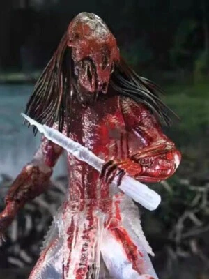 figure# Alien vs Predator NECA 51725 Transparent Ver Garage Kit model toy action - Image 1 of 4