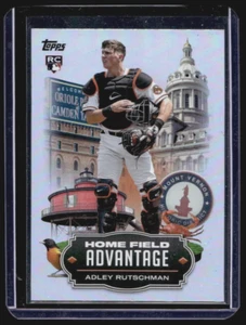 ADLEY RUTSCHMAN (HA-8) - 2023 Topps (Serie 1) Home Field Advantage / HFA RC - Imagen 1 de 2