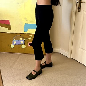 Comme des Garcons Tricot High Waist Black Knit Capri Pant S - Picture 1 of 4