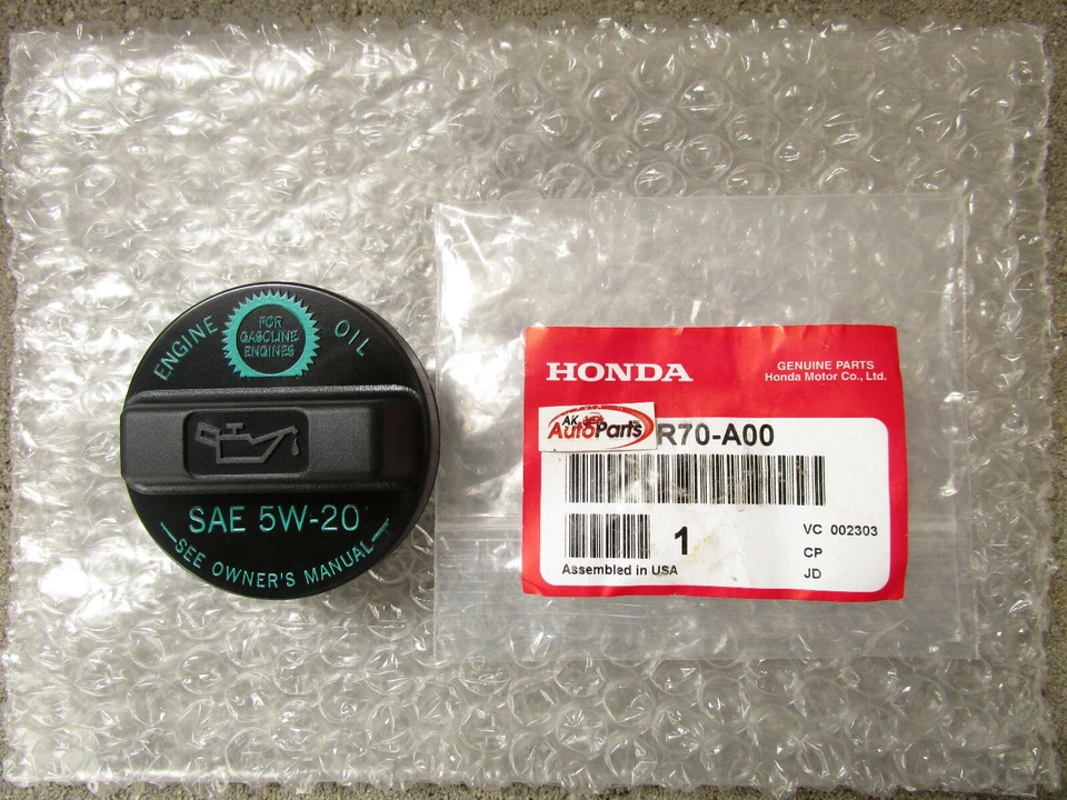 SE ADAPTA A: 09 - 11 TAPA DE LLENADO DE LÍQUIDO DE ACEITE DE MOTOR HONDA RIDGELINE FABRICANTE DE EQUIPOS ORIGINALES NUEVO Foto 1 de 3