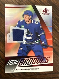 2023-24 SP Game Used New Grooves Jersey Aidan McDonough #NG-20 Canucks - Picture 1 of 2