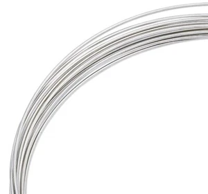 Memory Wire, Stainless Steel, 3-5/8 Inch Necklace, 1 Package (12 OR 30 Loops) - Picture 1 of 4