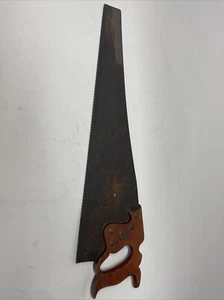 Vintage Wooden Handled Hand Saw 1950's Disston HKP - Picture 1 of 9
