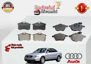 KIT 8 PASTIGLIE FRENO ANTERIORI+POST AUDI A4  1.8  92KW DAL1995->1997 - Foto 1 di 2
