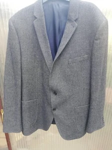 Men's Dark Blue Sports Jacket Size 46 Very Worm For Winter - Picture 1 of 5