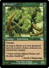 Brawn x4 Judgment MtG NM pack-fresh