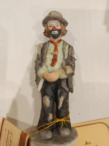 EMMETT KELLY JR. #10009 FLAMBRO FIGUR 4,75" WISHFUL THINKING BOX TAG LTD ED - Bild 1 von 7