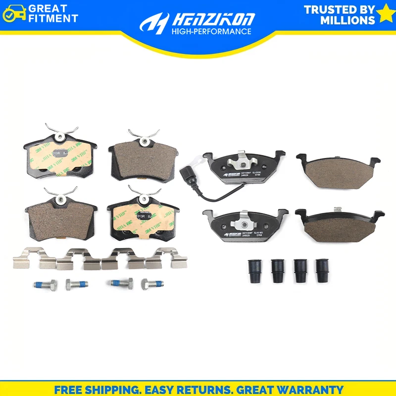 Pastillas de freno delanteras y traseras de cerámica para VW Beetle Golf Jetta Foto 1 de 1