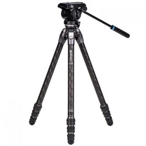 Benro Tortoise 24CLV Carbon Fibre Tripod With S4 Pro Video Head Kit - Picture 1 of 1