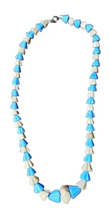 Plastic Bead Necklace Mid Century Modern Christmas Gift - Picture 1 of 7