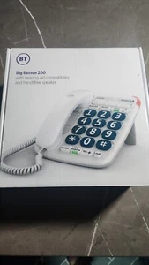 TELEFON BT BIG BUTTON 200, PRZEWODOWY Z FUNKCJĄ GŁOŚNOMÓWIĄCEGO - Zdjęcie 1 z 6