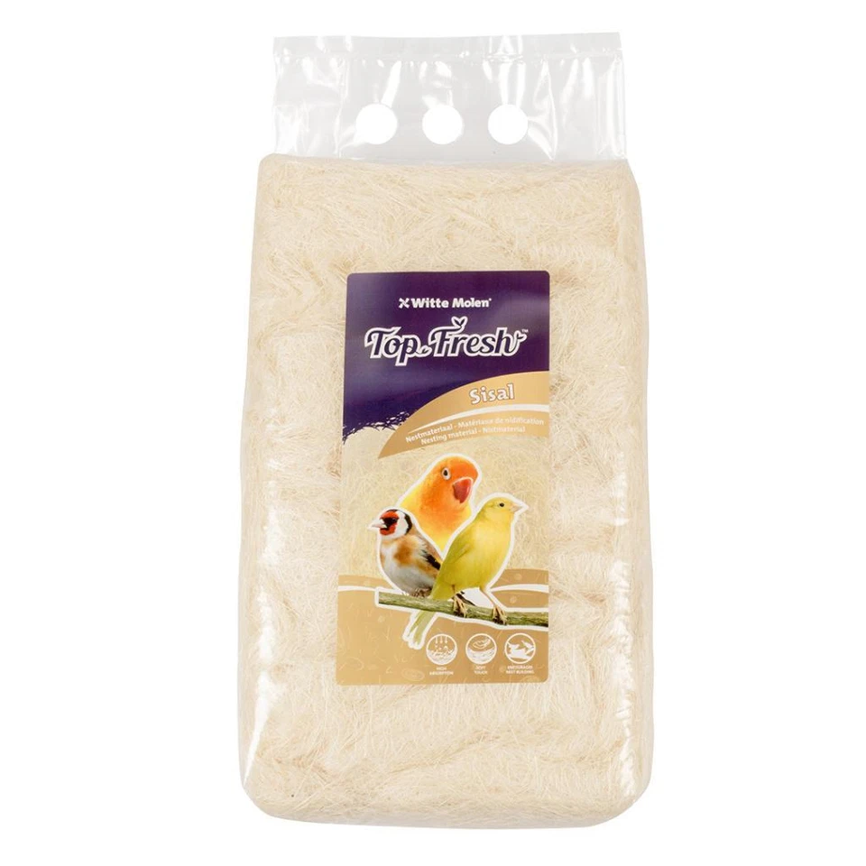 WITTE MOLEN TOPFRESH Sisal Nistmaterial für Vögel 500g