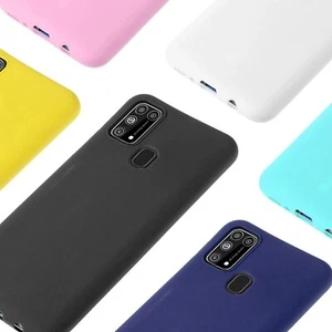 COVER + PELLICOLA VETRO PER SAMSUNG GALAXY A21s CUSTODIA IN SILICONE MORBIDO TPU - Foto 1 di 23
