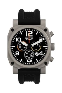 Trintec Aviation Nav-01 Chronograph Quartz Stainless Steel Watch - Picture 1 of 5