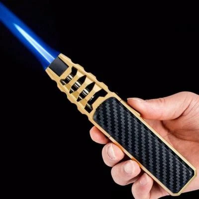 Brightfire Torch Windproof Straight Torch Blue Flame Turbine Fire Torch Black - Image 1 of 4