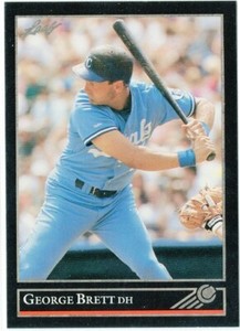 1992 Leaf Black Gold #255 George Brett Royals
