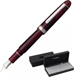 Platinum 3776 Century Fountain Pen Rhodium Burgundy EF PNB-18000 CR #71-1 New - Picture 1 of 4