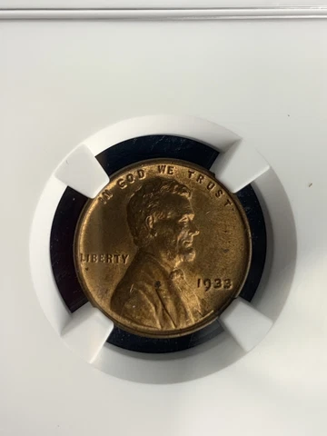 1933 MS 64 Rb NGC Lincoln Wheat Cent We Combine Shipping Cover