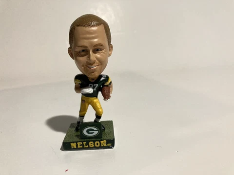 Jordy Nelson Green Bay Packers “Offensive Weapons” Mini Bobblehead #/144 No Box Cover