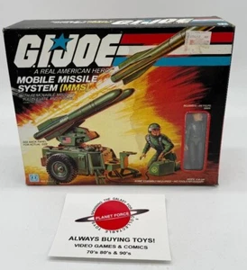 1982 MMS & Hawk komplett mit Box GI Joe Fahrzeug Straight Arm Figur noch versiegelt - Bild 1 von 4