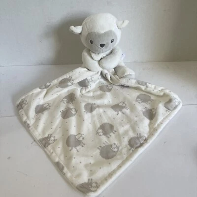 MANTA DE SEGURIDAD RENE ROFE MARFIL CORDERO LOVEY Peluche Abrazo 11”x11 Foto 1 de 4