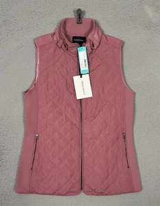 41 Hawthorn Dulcie Quilted Vest Women’s Pink Packable Puffer Full Zip Size S - Picture 1 of 12